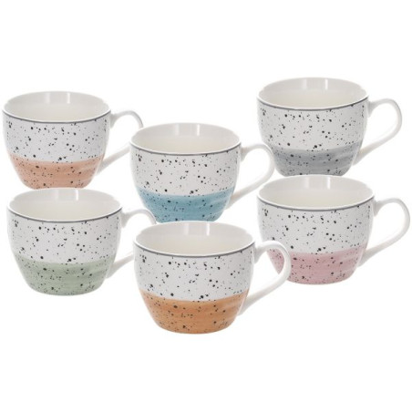 Tazza colazione senza piatto "Sienna" multicolor