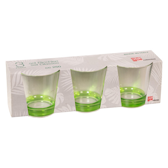 Set bicchieri "Vanity" verde