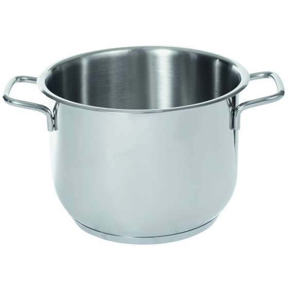 Casseruola 2 manici 18Cm "Chic Inox"