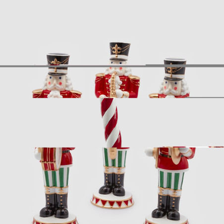 SOLDATINI NATALE DECORAZIONE SET ASSORTITI ADDOBBI NATALIZI EDG ENZO DE GASPERI