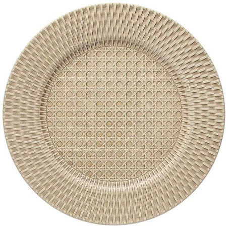 Sottopiatto Cm 33 "Vienna" beige