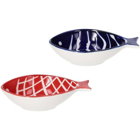 Piattino pesce 13x8x3Cm